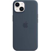 Silicone Case with MagSafe iPhone 14 Storm Blue