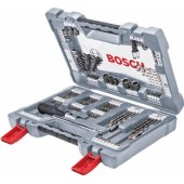 X-Line drill / screwdriver set, 105 pieces, drill & bit