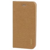 Knyginis dėklas su rėmeliu Xiaomi Redmi Note 12 5G/ Poco X5, auksinis