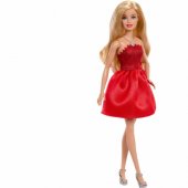 Barbie Ruby Red Barbie 80th Anniversary Party Fashion Doll in a Red Dr