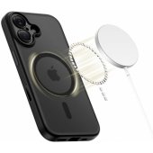 Magpeak MagSafe CC iPhone 17, matinė juoda