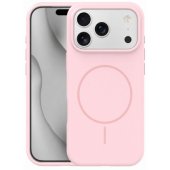 "Silicone Thin Mag Case Apple iPhone 17 Pro Max" Light Pink