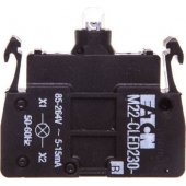Eaton LED šviestuvas, mėlynas, 230 V AC, spyruoklinis gnybtas, M22-CLED230-B