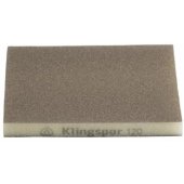 Klingspor poliravimo kempinė 120x98x10mm gr.220 medienai/ glaistui/ dažams/ tw