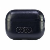 Leather Big Logo AirPods Pro 2 cover black