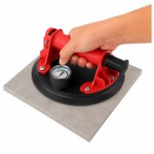 Vacuum Suction Cup for Tiles, Glazes, and Glass with Pressure Gauge 20