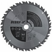 Dedra diskinis pjūklas 500x30mm 36d. su HM įdėklais ir pastūmos ribotuvu