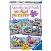 Dėlionė 2-4-6-8 My first puzzles Cars