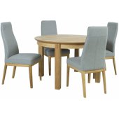 CHICAGO Round Table and 4 Chairs (19968)