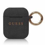 "Guaccsilglbk Silicone Case Apple Airpods" Black