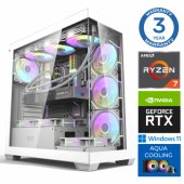 AQUA Ryzen 7 7700X 64GB 1TB SSD+2TB RTX5070Ti 16GB W11Home