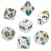 REBEL RPG kauliukų rinkinys - akrilas - rūdos auksas