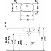 D-Code 495x290 mm White