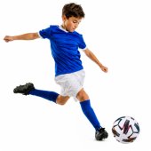 Treniruočių futbolo kamuolys žolės aikštelei, baltas, su raštais, 22 cm, 5 dydžio