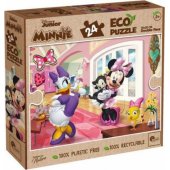 Lisciani LISCIANI DISNEY EKOLOGINĖ DVIPUSĖ DĖLIONĖ MINNIE, 24 DAL.