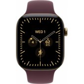 Watch Series 12 Cellular 46mm Radiant Gold Tit./ Burgundy Band M/ L
