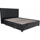 GRACE 160x200cm, with mattress HARMONY TOP Dark Grey