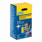 R RIVETS D4.8 10MM ALIUMINIS 350PCS DĖŽĖ
