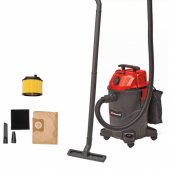 EINHELL TC-VC 1825 A, sauso ir drėgno valymo dulkių siurblys, raudonas/ juodas