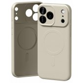 Semi-Silicone Case with MagSafe iPhone 17 Pro Max Stone