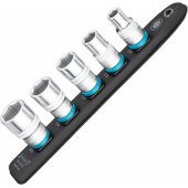Hazet SmartRail 1/ 2 socket set hexagon, 5 pieces (black, SW 10 - SW 22