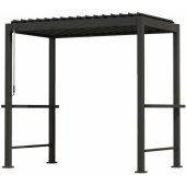 MIRADOR BBQ 2,55x1,5m Dark Grey