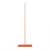 Valymo šepetys 40 cm su medine rankena 120 cm Klintek ®