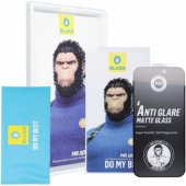5D Mr. Monkey Glass Apple iPhone 16 Pro, juodas (stipriai matinis)