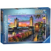 Dėlionė 1000 Tower Bridge saulėlydžio metu
