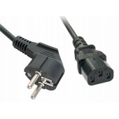 Power Cable Schuko/ IEC C13 2m Black
