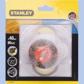Stanley Ściernica listkowa do wiertarek Ø=6mm 40x20mm gr.80- STA34046