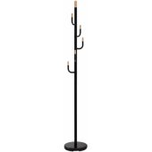 Coat rack GLADE D28xH174cm Black