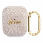 4G Script Metal Collection AirPods 1/ 2 cover pink