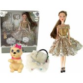 Doll For Children Emily With Dog Long Hair
