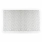 LA032661UFPFS Antibac Rubber Bath Mat, White
