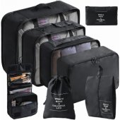 Suitcase organizer travel set