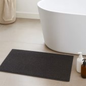 LA00000099CHEU7 Anti-mould Memory Foam Bath Mat 50 x 80 cm, Grey