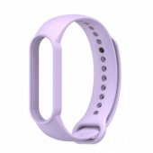 Silikoninis dirželis Xiaomi Mi Band serijai 3/ 4/ 5/ 6/ 7, alyvinis