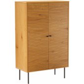 LINE 80x40xH130cm Melamine with Oak Bark