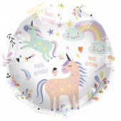 Folinis balionas „Birthday Unicorn“ 45 cm