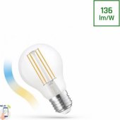 LED GLS 5W COG CCT+DIMM CLEAR WIFI SMART