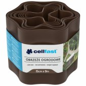 Cellfast Obrzeże ogrodowe brąz 15cm x 9m 30-012