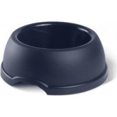 Barry King Miska plastikowa dla psów M, 0,6L, granatowa, śr. 19cm,