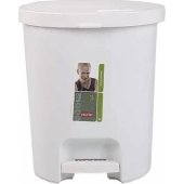 Curver 25 l baltas šiukšliadėžė su pedalu (CUR000205)