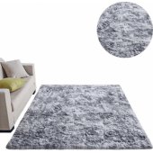 Strado Ombre Shaggy Carpet 80x150 OmbreSilver (Light Gray)