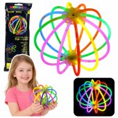 Fluorescent Ball Glow in the Dark Neon Stick 12 Sticks