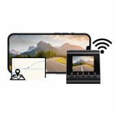 M60 4K Wi-Fi DVR + GPS + Wi-Fi + front + rear + interion