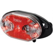 TORCH TAIL BRIGHT 5X CARRIER FIT rear light black (TOR-54020).