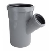Magnaplast vidaus kanalizacijos trišakis 45° HETA 110/ 75mm (11570)