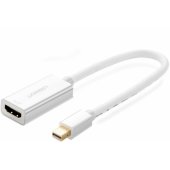 HDMI (female) to Mini DisplayPort (male) adapter cable White